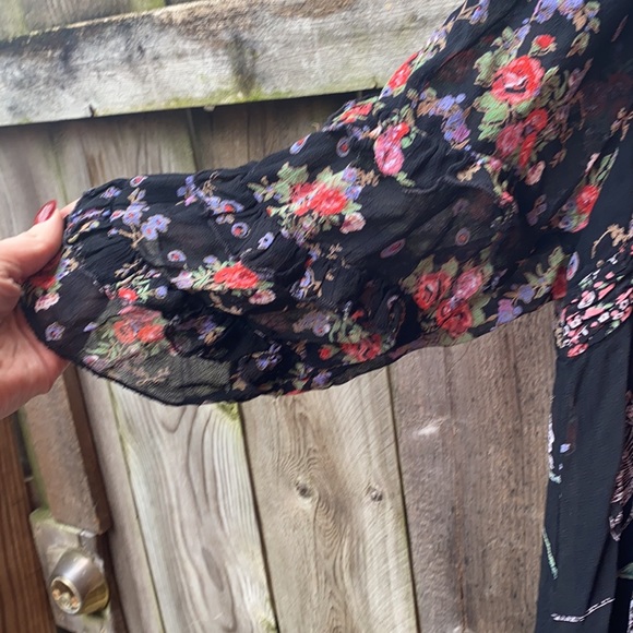 Floral tunic sz. M - Picture 4 of 4